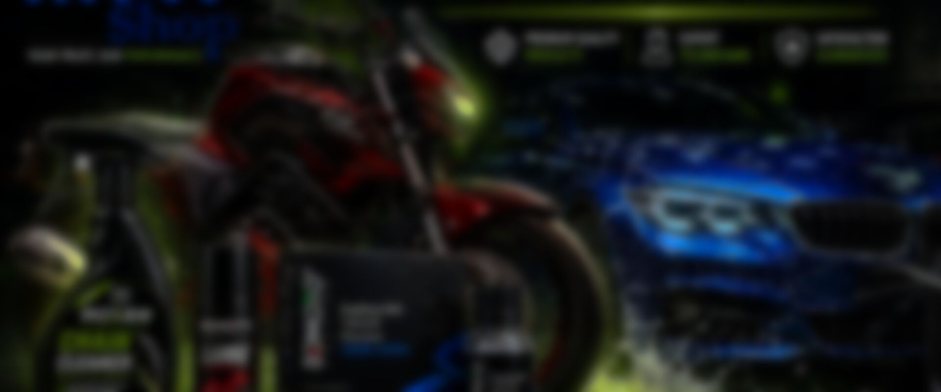 Genuine parts & BDMOTO lubricants, delivered